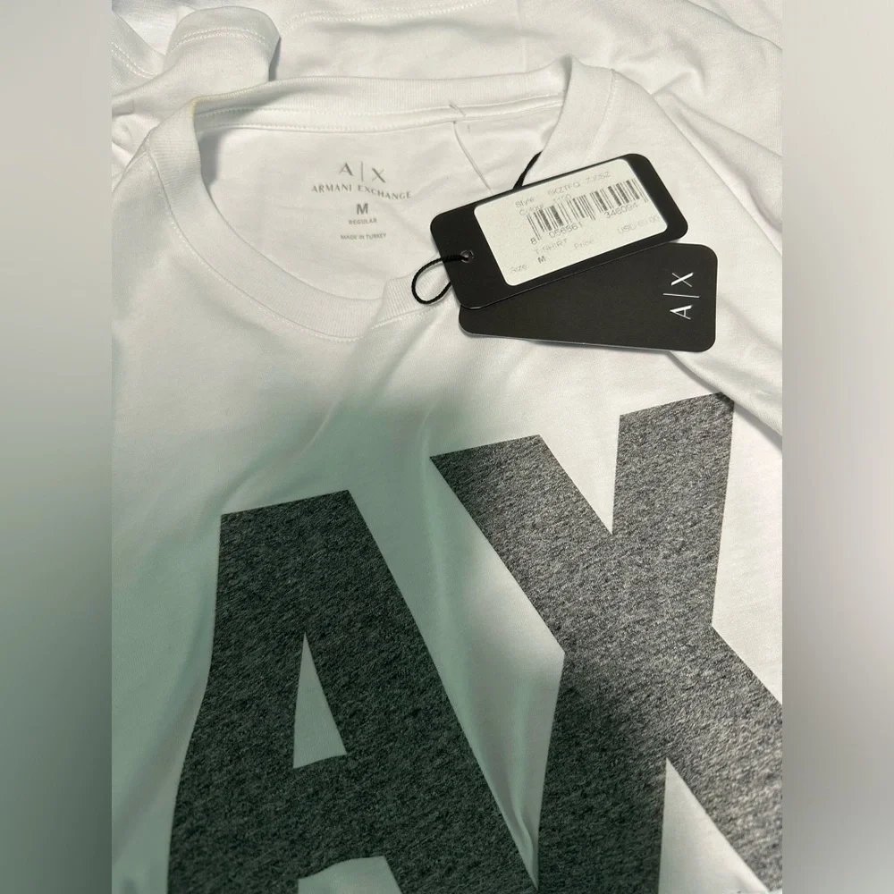 New Armani exchange man T-shirts size medium Cotton - Picture 3 of 4